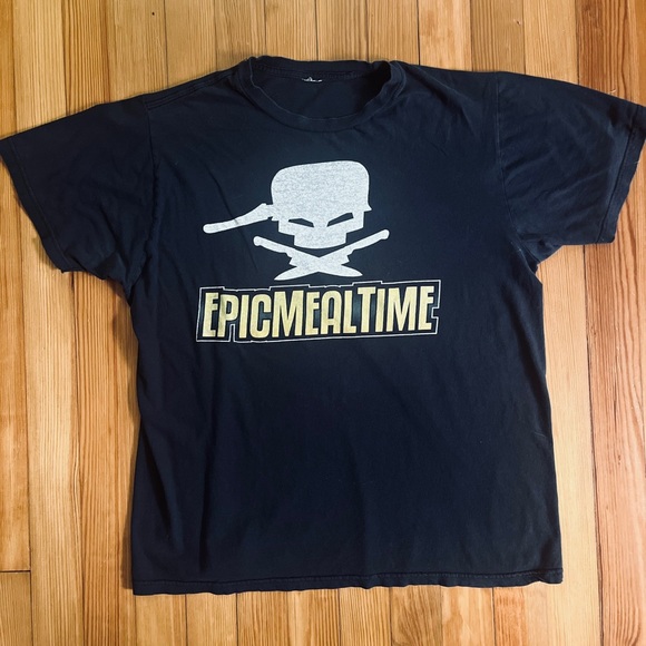 Medium Epic Meal Time Black T-shirt - Picture 2 of 2